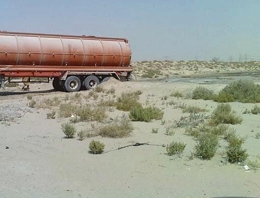 Dubai Police seized 17 tankers during a crackdown on illegal disposal of sewage and hazardous waste in Dubai