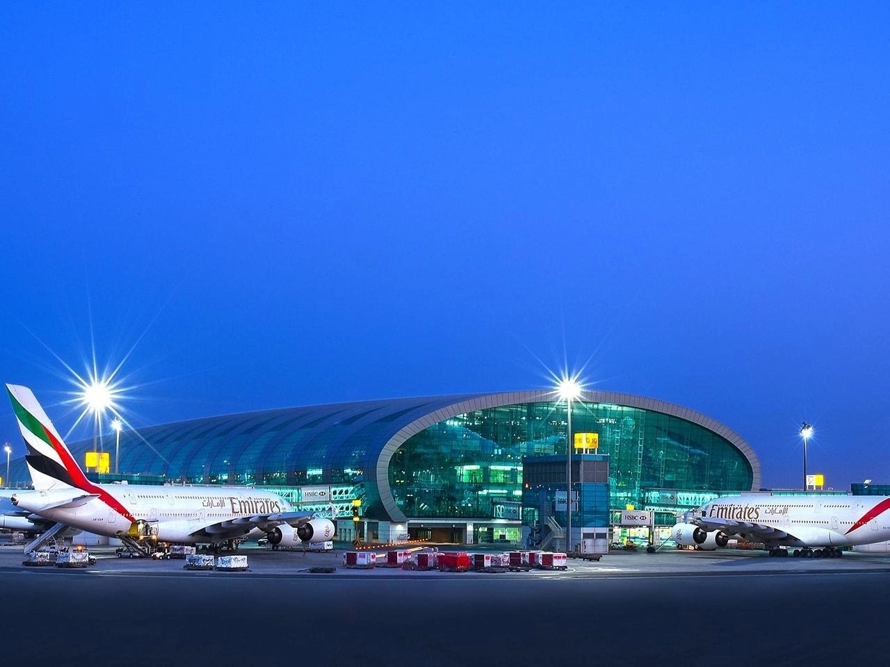 Emirates aircraft at Dubai International Airport as passenger demand strengthens in 2026