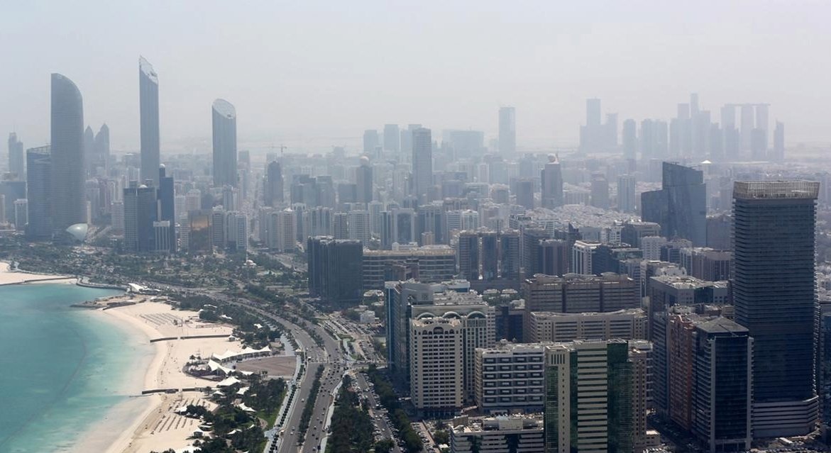 Dubai skyline under intense summer heat as UAE temperatures approach 47°C