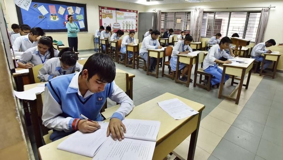 Indian-curriculum school examination setting illustrating the CBSE Class 12 special examinations scheduled for October 2026.